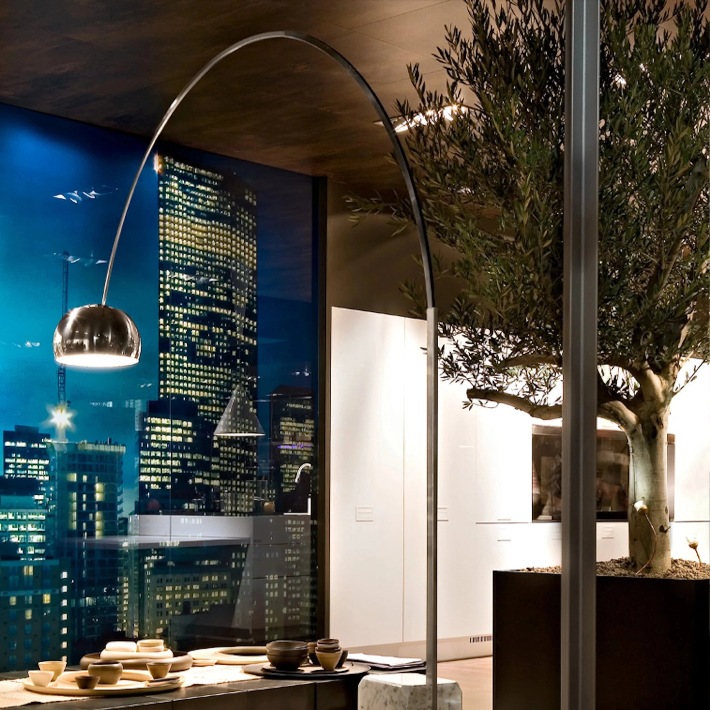 Arco floor lamp