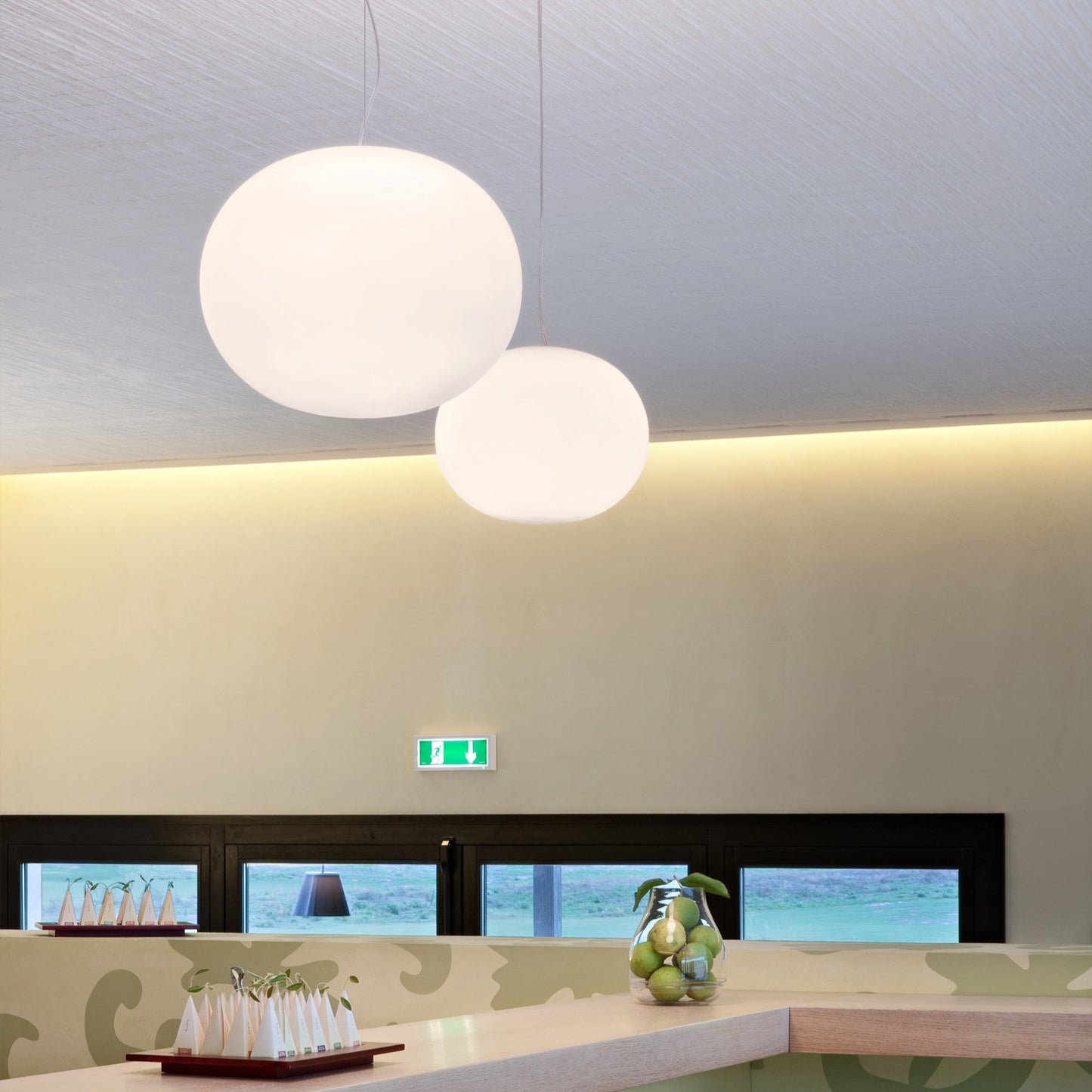 Glo-Ball hanging light