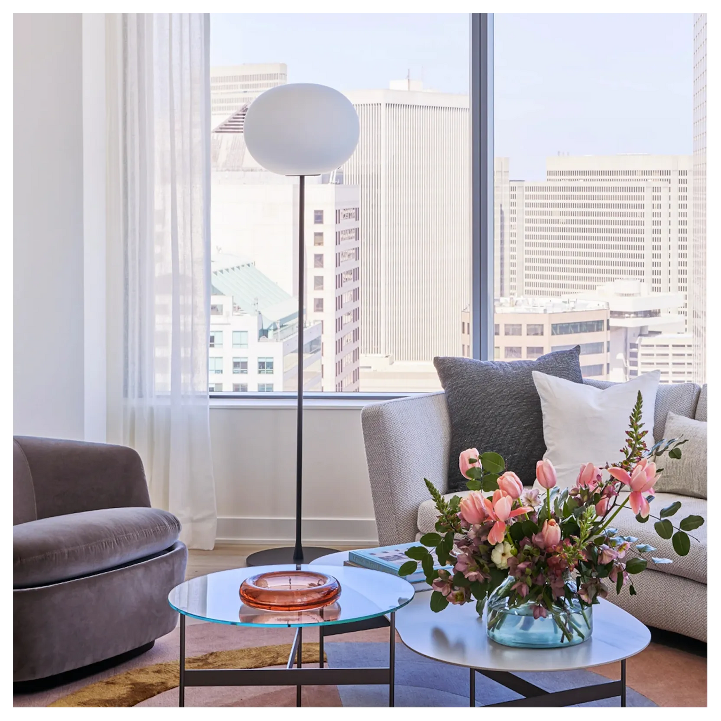 Glo-Ball floor lamp