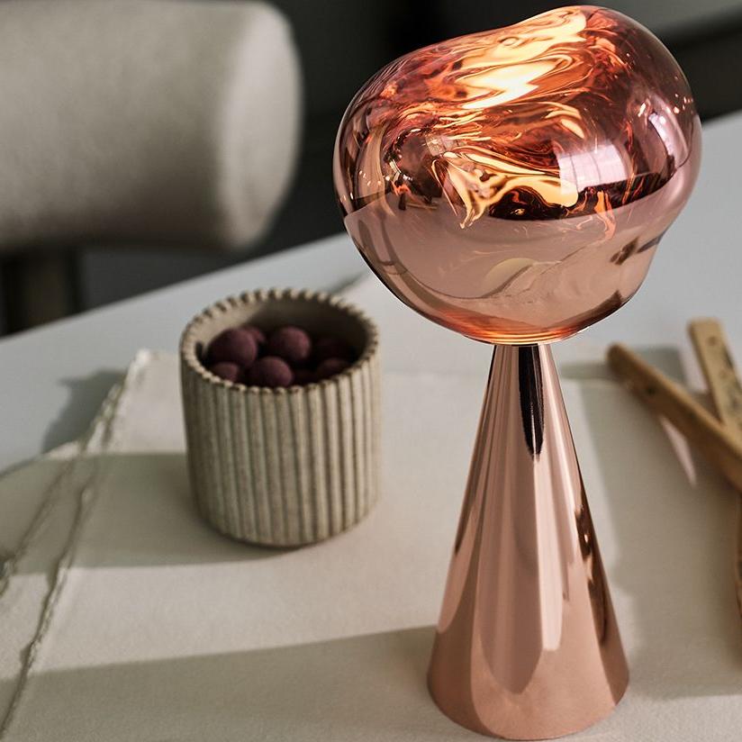Melted charging lamp
