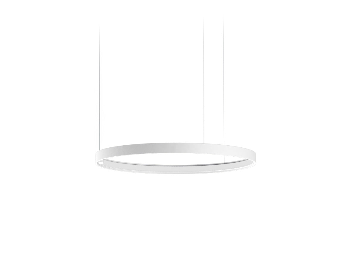 Zero Round suspension lamp - White - 50cm