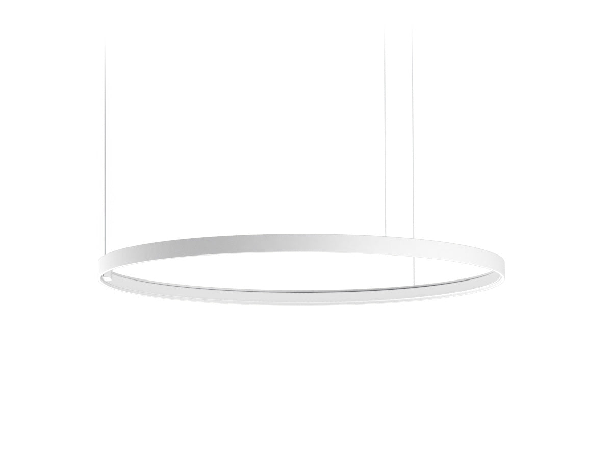 Zero Round suspension lamp - White - 75cm