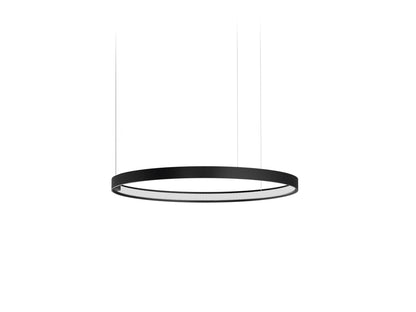 Zero Round suspension lamp - Black - 50cm