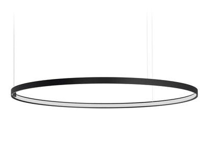 Zero Round suspension lamp - Black - 100cm