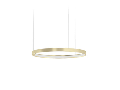 Zero Round suspension lamp - Champagne - 50cm