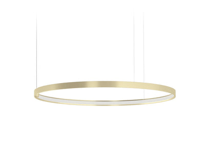Zero Round suspension lamp - Champagne - 75cm