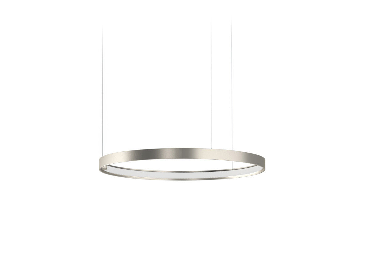 Zero Round suspension lamp - Titanium - 50cm