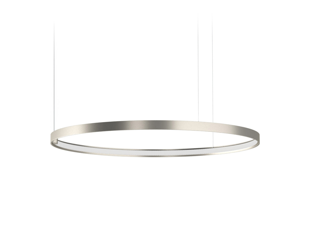 Zero Round suspension lamp - Titanium - 75cm