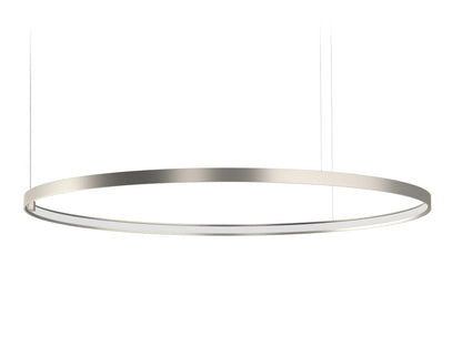 Zero Round suspension lamp - Titanium - 100cm