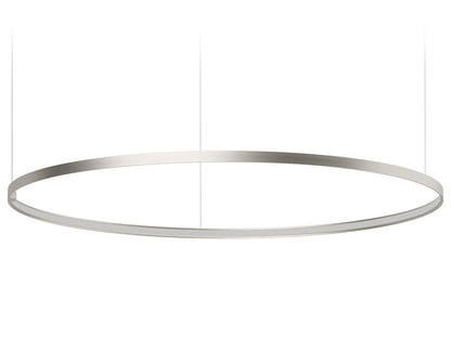 Zero Round suspension lamp - Titanium - 125cm