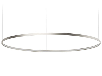 Zero Round suspension lamp - Titanium - 150cm