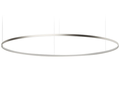 Zero Round suspension lamp - Titanium - 200cm