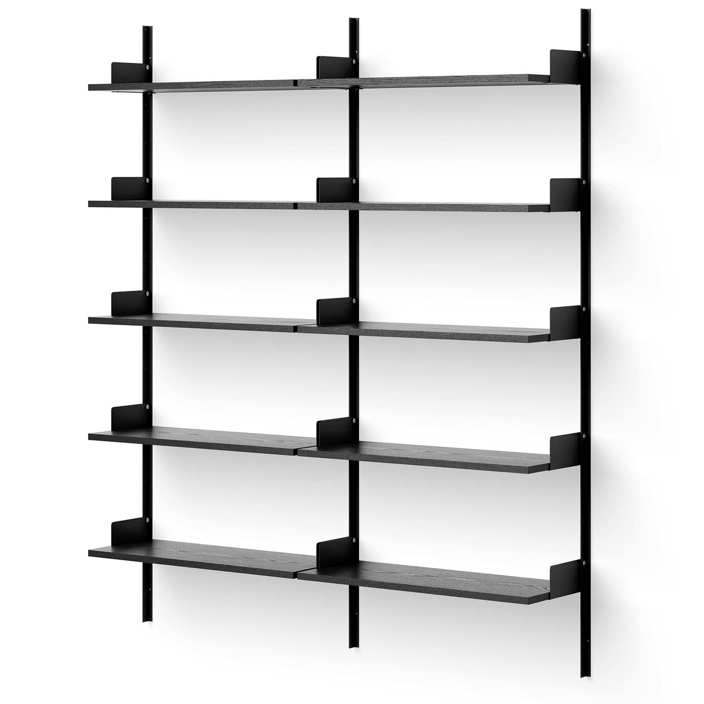 New Works Library Shelf 1900 - Black Ash / Black