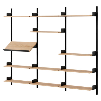 New Works Display Shelf - Oak / Black