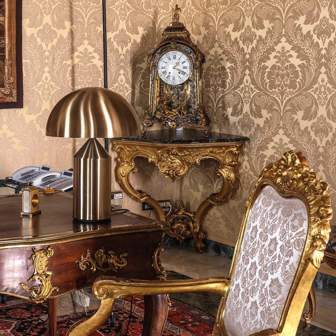 Atollo Borðlampi Gylltur