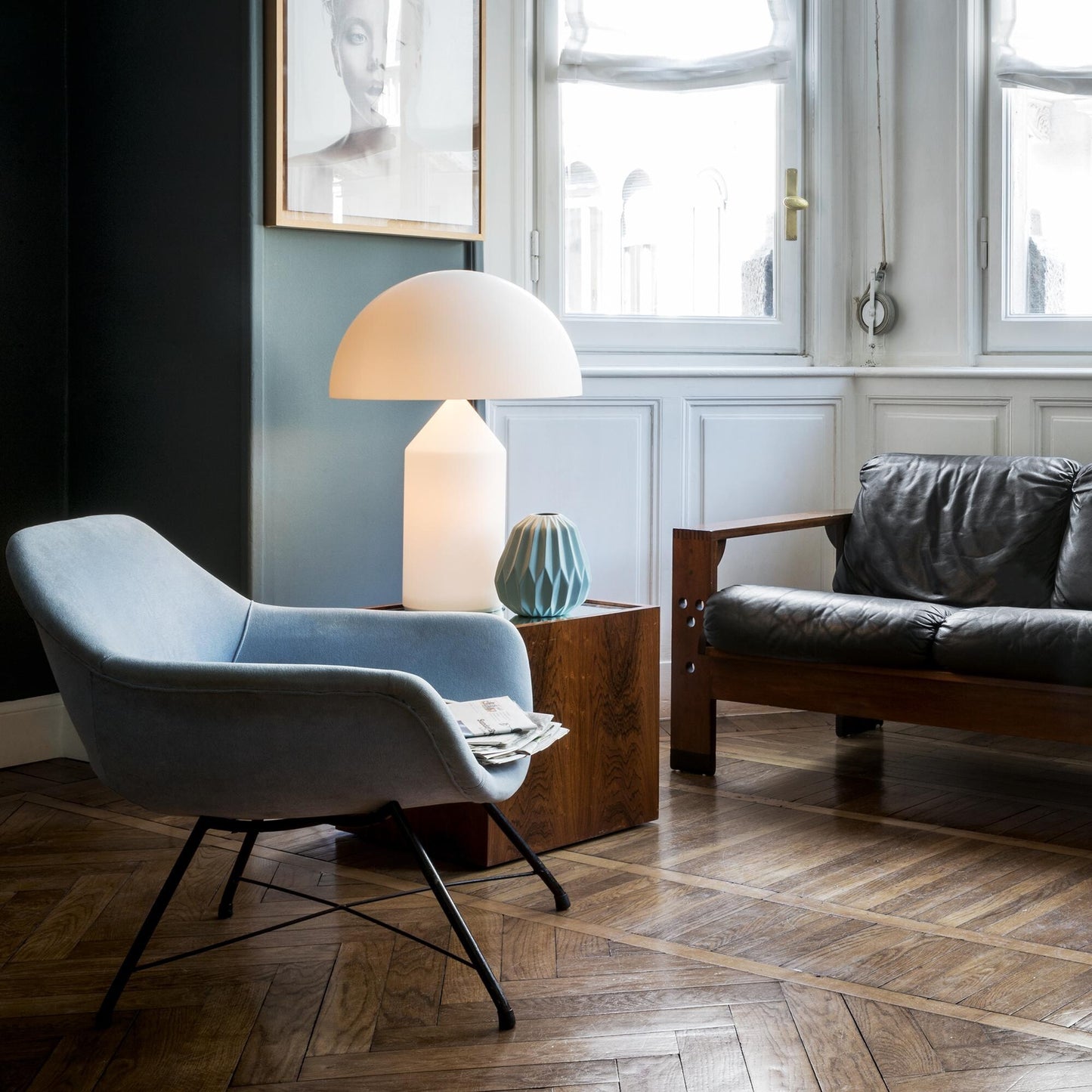 Atollo Glas Borðlampi