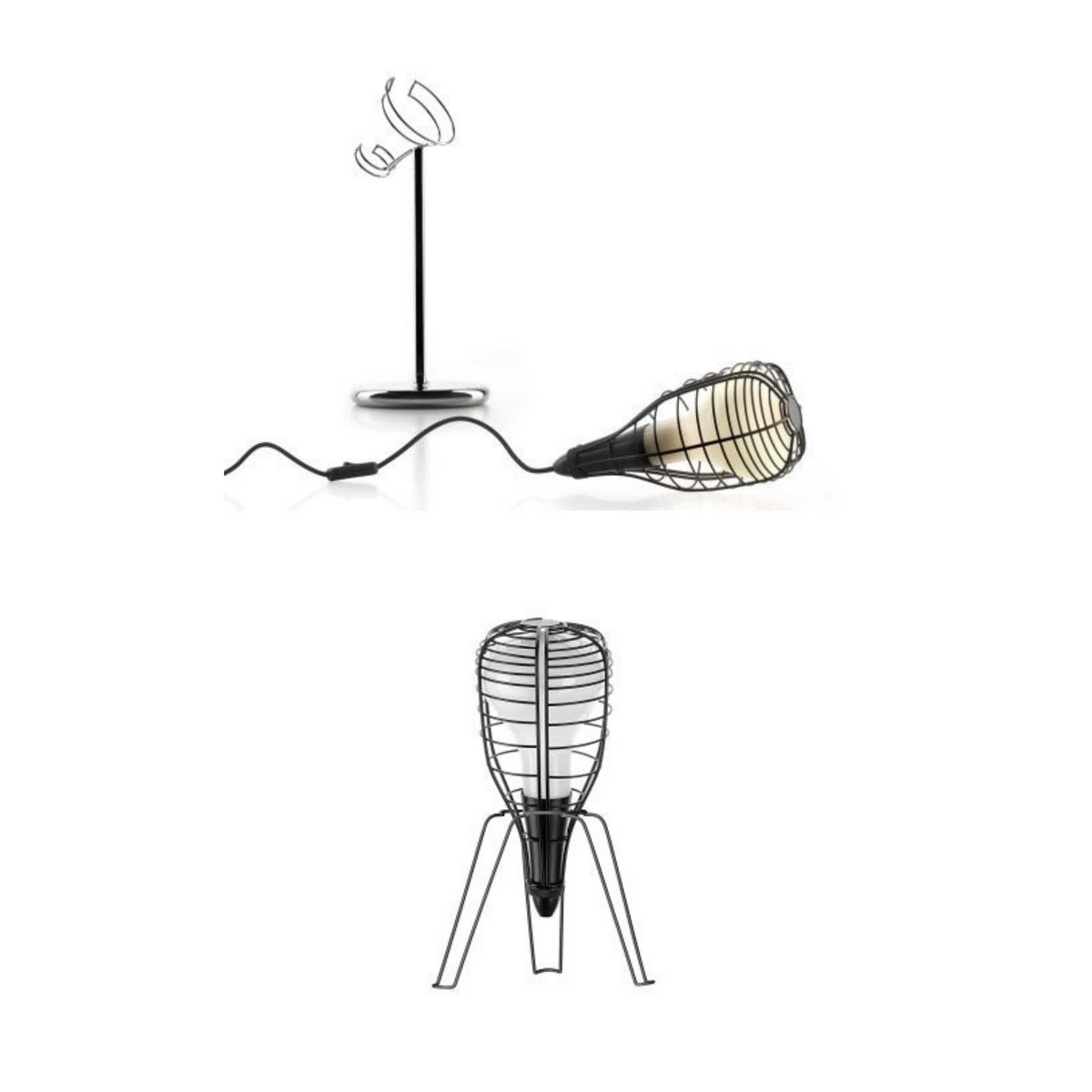 Cage Mic Borðlampi